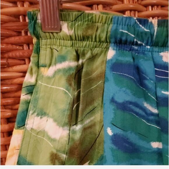 Vtg. Jams World Nana Aloha Shirt Short Set L - Picture 9 of 12